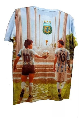 Camiseta Remera Seleccion Argentina Messi Mundial Unisex