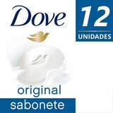 Kit Sabonete Hidratante Em Barra Dove 90g Com 12 Unidades