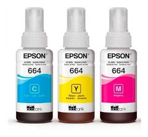 Kit 3 Pack Botella Tinta Epson T664 L310 L380 L395 L396 L575