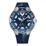 Reloj Citizen Promaster Dive Bn0231-01l Original Color De La Correa Poliuretano Color Del Bisel Acero Inoxidable Color Del Fondo Azul