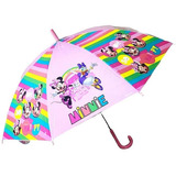 Guarda Chuva Minnie Sombrinha Meninas Infantil Automático