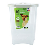 Contenedor De Alimento 10 Lb,4.53 Kg Para Croquetas De Perro Color Transparente Liso