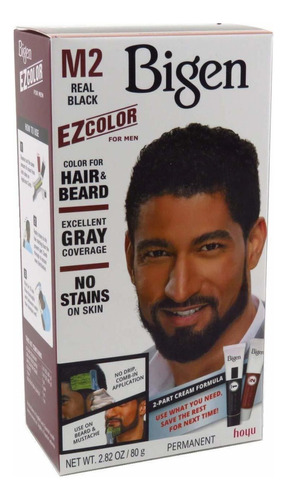 Bigen Ez Color Para Hombre Real Black Kit (paquete De 6)