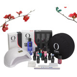 Color Gel Organic Nails Kit De 6pzs+lampara De 48w