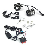 Kit Luces Auxiliares Led 12v Dual Color Moto Calle Universal