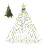 Cadena De Luces Para Árbol De Navidad Con 8 Modos Y Adorno E