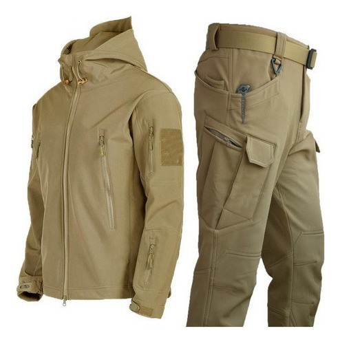 Conjunto De Ropa Exterior Impermeable For Chaquetas Tácticas For Hombre A