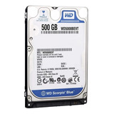 Disco Hdd 500gb Wd / Notebook 5400 Slim Pull New / Cuo