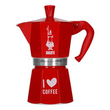 Cafetera Moka Express Roja Love 6 Tazas Bialetti