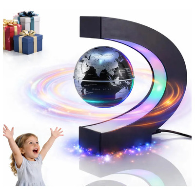 Globo Flotante Con Luces Led, Forma De C, Magnéticoglobo Flotante De Levitación Magnéticaglobo Flotante Con Luces Led En Forma De C Magnético Para Decoración De Escritorio (azul) | MercadoLibre