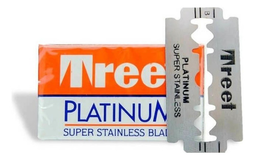 Filos Treet Platinum Para Navaja Barberia X 10 - X20 Cajas