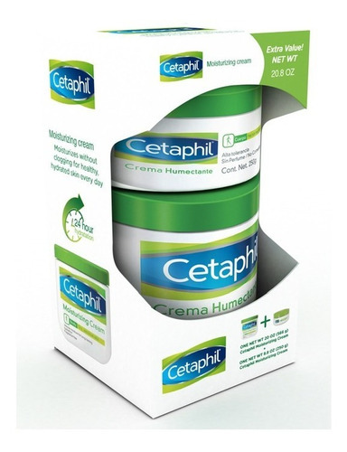 Cetaphil, Crema Humectante (1 De 566 G + 1 De 250 G) Tipo De Piel Todas