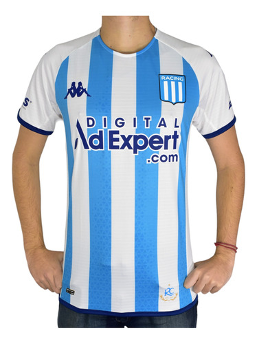 Camiseta Racing Club Titular Kappa Publicidades 2023