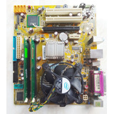 Kit Pl Mãe Ipm31 + Proc Dualcore + Memoria 1gb Ddr2 + Cooler