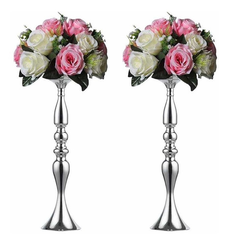 Set 30 Candelabros De Metal 50cm Decorar Centro De Mesa Boda