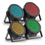 Steelpro 4 Piezas Cañon Par Led 40 X 3.2 Watts - Rgb 404-mpr