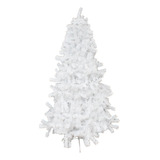 Arbol Pino De Navidad Blanco 210 Cm Vara De Estrella 