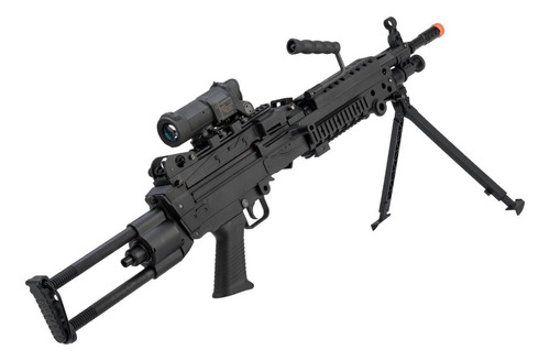 Cybergun Fn Licensed M249  Peso Pluma  Airsoft Machine Gun