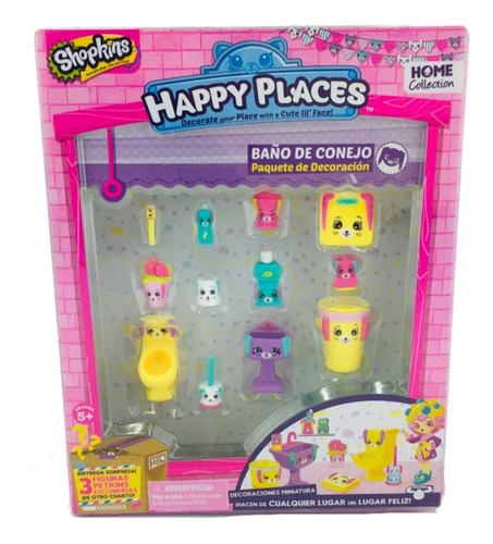 Shopkins Happy Places Baño De Conejo Moose 