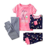 Pijama Carters Original Niña  Set X 2 Unidades / Talla 5