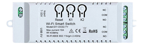 Dispositivo De Voz Smart Switch Wifi Rf Tuya 5v De Forma Rem