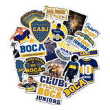Stickers Boca Juniors X20 En Plancha Pack Troquelados