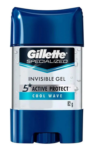 Gel Antitranspirante  5 Active Cool Wave Invisible 82g