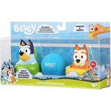 Bluey Set Figuras Lanza Agua P/baño Int 13063 Disney Jr