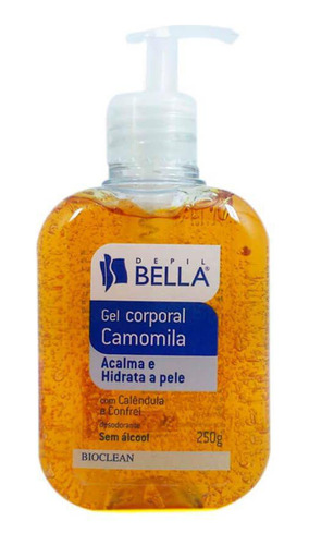 Gel Depil Bella Camomila 250g - Pós-depilação E Hidratação