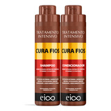 Kit Eico Cura Fios Shampoo 1l + Condicionador 1l