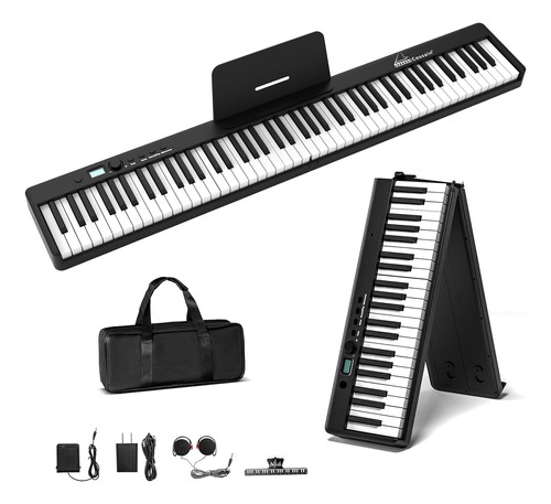 Piano Plegable Portable De 88 Teclas Cossain