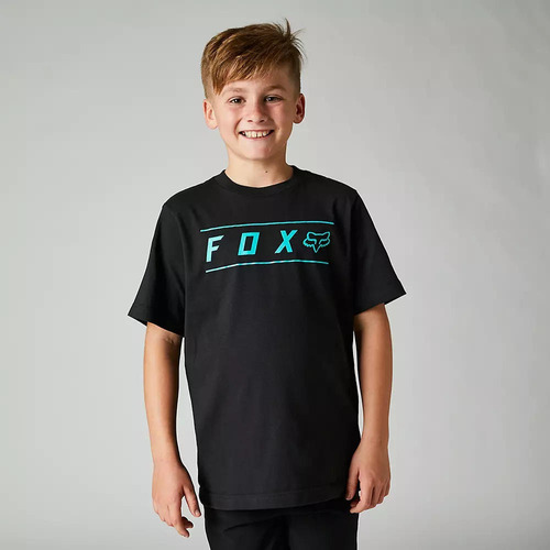 Polera Lifestyle Niño Pinnacle Negro Fox