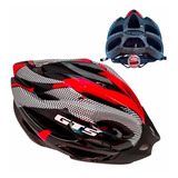 Capacete Ciclista Gts Preto/verm C/regulagem Tam G