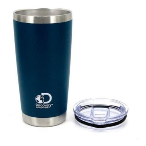 Vaso Termico Discovery 600 Ml Acero Con Tapa Café Te Sopas 