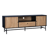 Mueble De Tv Top Living Moderno Con Puertas Corredizas