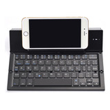 Teclado Bluetooth Recargable Plegable Para Viajar