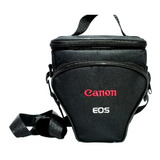 Bolsa Reflex Triangulo Canon Eos Para Camera+lente Acoplada