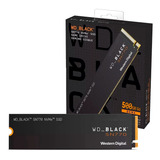 Disco Solido Ssd Interno Wd Black Sn770 500gb M.2 2280 Pcie4