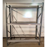 Rack De Carga Metálico 240x200x100cm 3 Niveles 300kg C/u