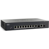 Switch 10p Cisco Sg300-10p Srw2008p-k9-na Gigabit Poe