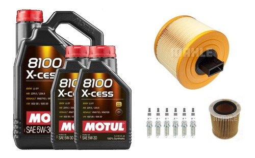 Kit Afinacion Bmw 325i E90 06-12 Motul Mahle Ngk