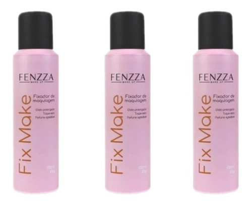 3 Uni Fixador De Maquiagem Spray 150ml - Fenzza