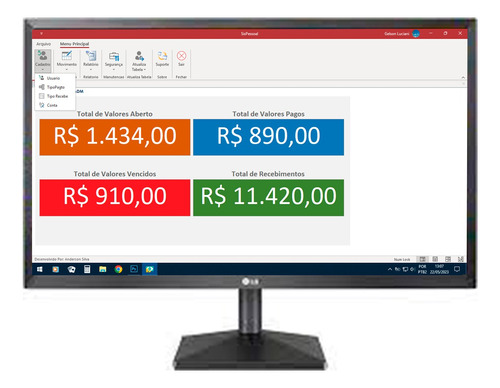 Sistema De Controle Financeiro Pessoal