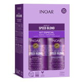 Set  Speed Blond Especial Para Cabello Rubio Inoar 250ml