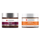 Retinol A+ Daily Cream + Radian C  Face Cream  Lidherma