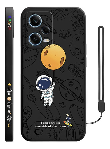 Funda Silicona Para Xiaomi Diseño De Astronauta +correas