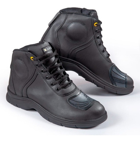 Botas Moto Solco City Black Ruta Viaje Motoscba 