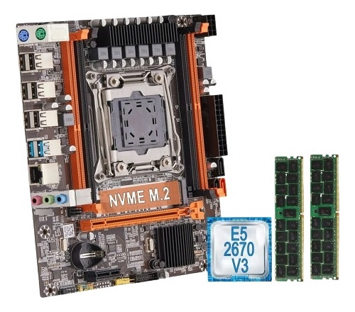 Kit Xeon Motherboard Cpu E5 2670 V3 16 Gb Ram Ddr4