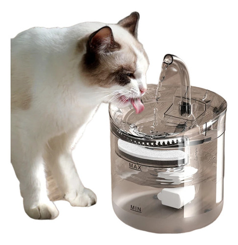 Agua Para Gatos Con Sensor Para Fuente Transparente Para Gat