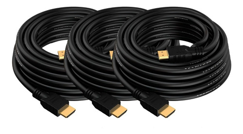 Pack 3 Cables Hdmi 8k 5 Metros Ultra Hd V2.1 Alta Velocidad